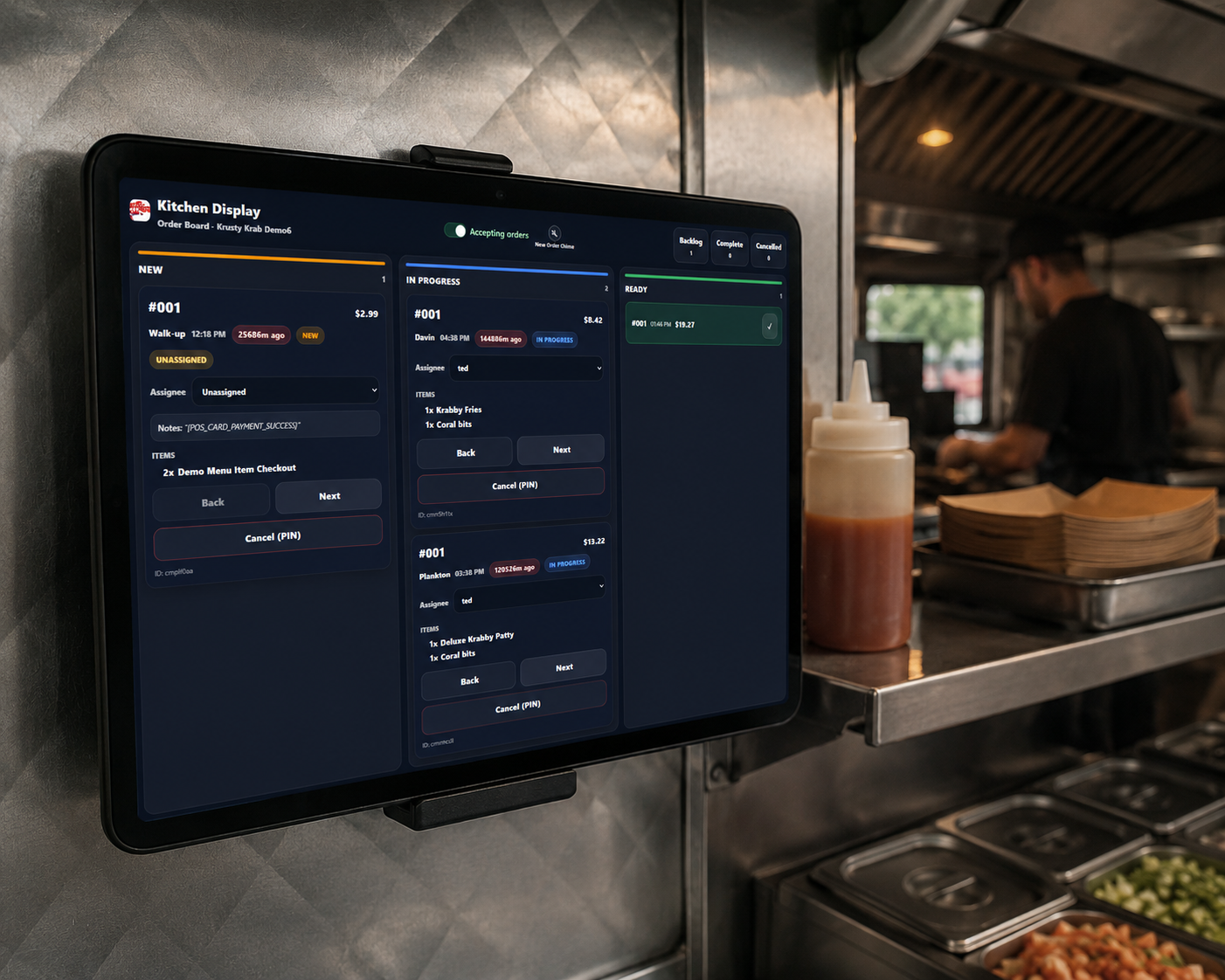 Kitchen display (KDS)