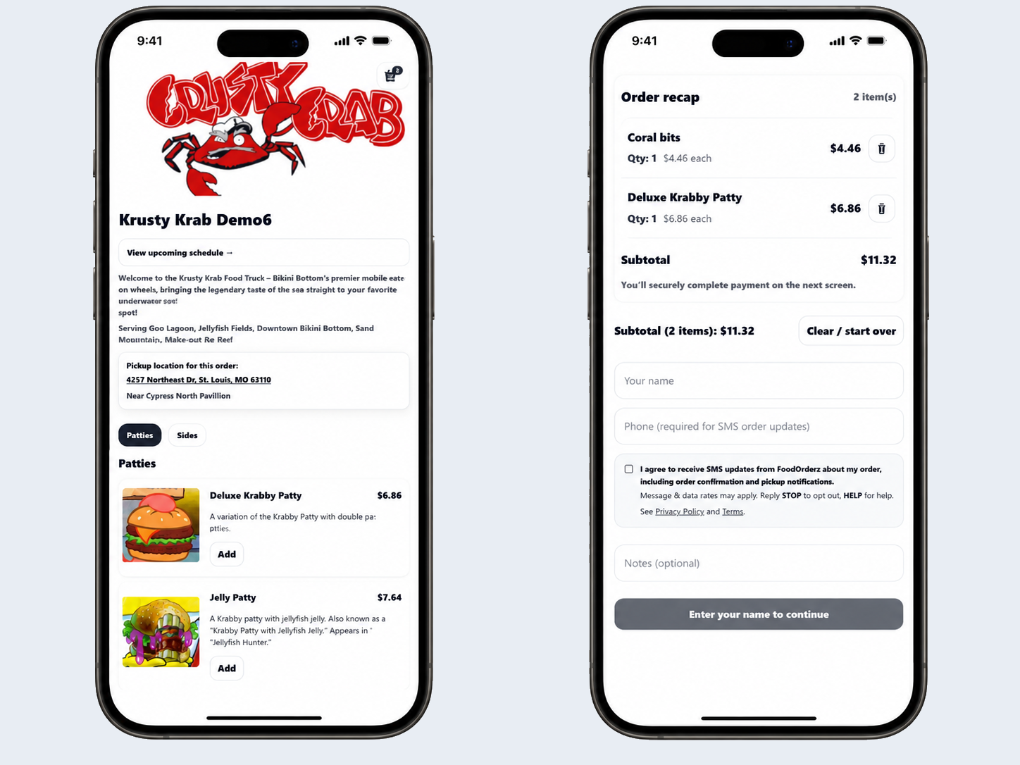 Mobile checkout